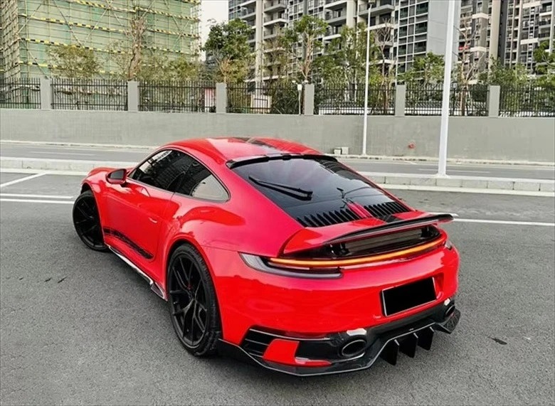 High Quality Carbon Fiber Rear Luggage Compartment Wing Spoiler for the 2019-2020  911 992 Two-door Body Kit